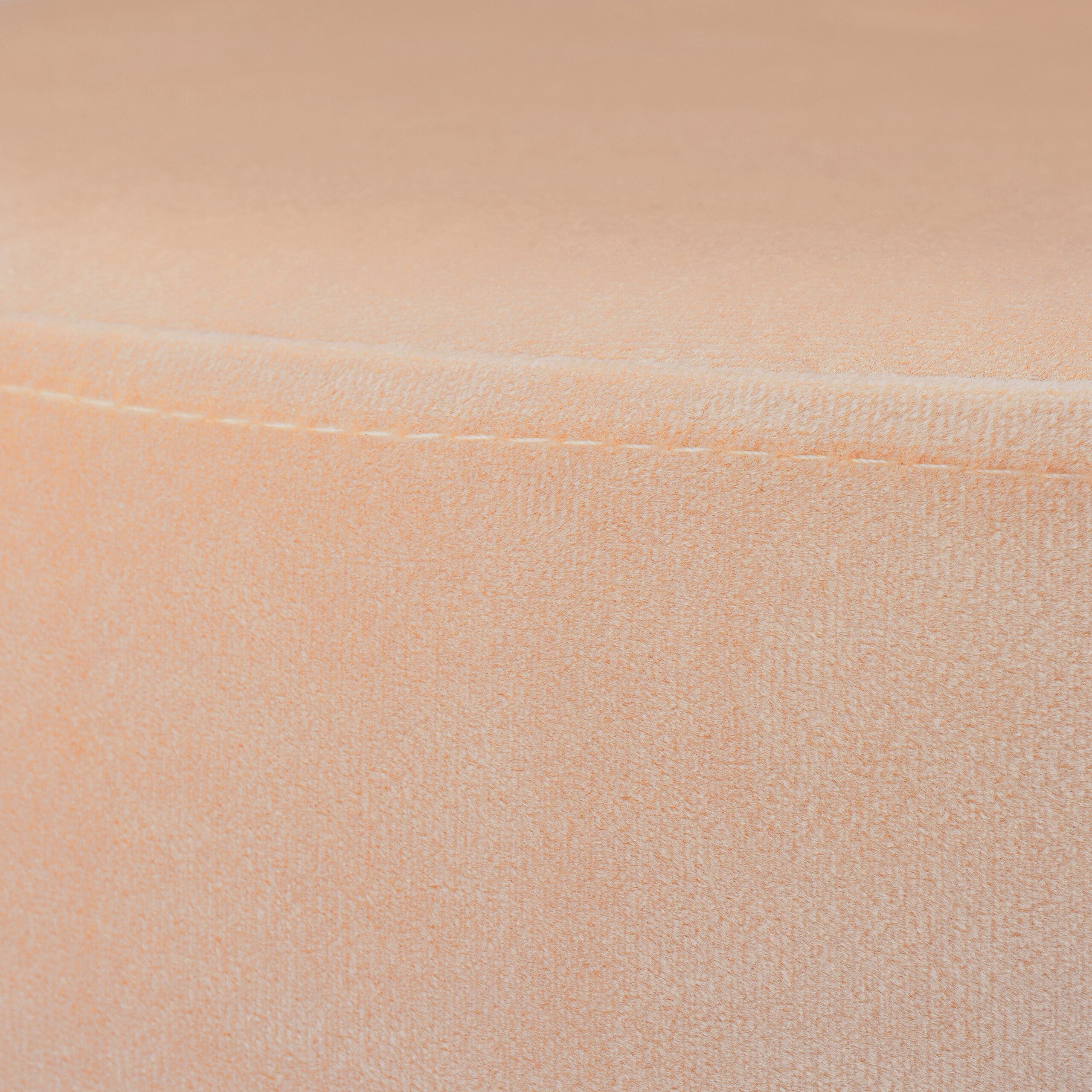 relaxdays Sitzhocker Samt Hocker mit Haarnadelbeinen, Beige