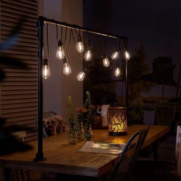 Luxform Lichterschlauch Garten-Partyleuchten-Set mit 10 LEDs Hawaii