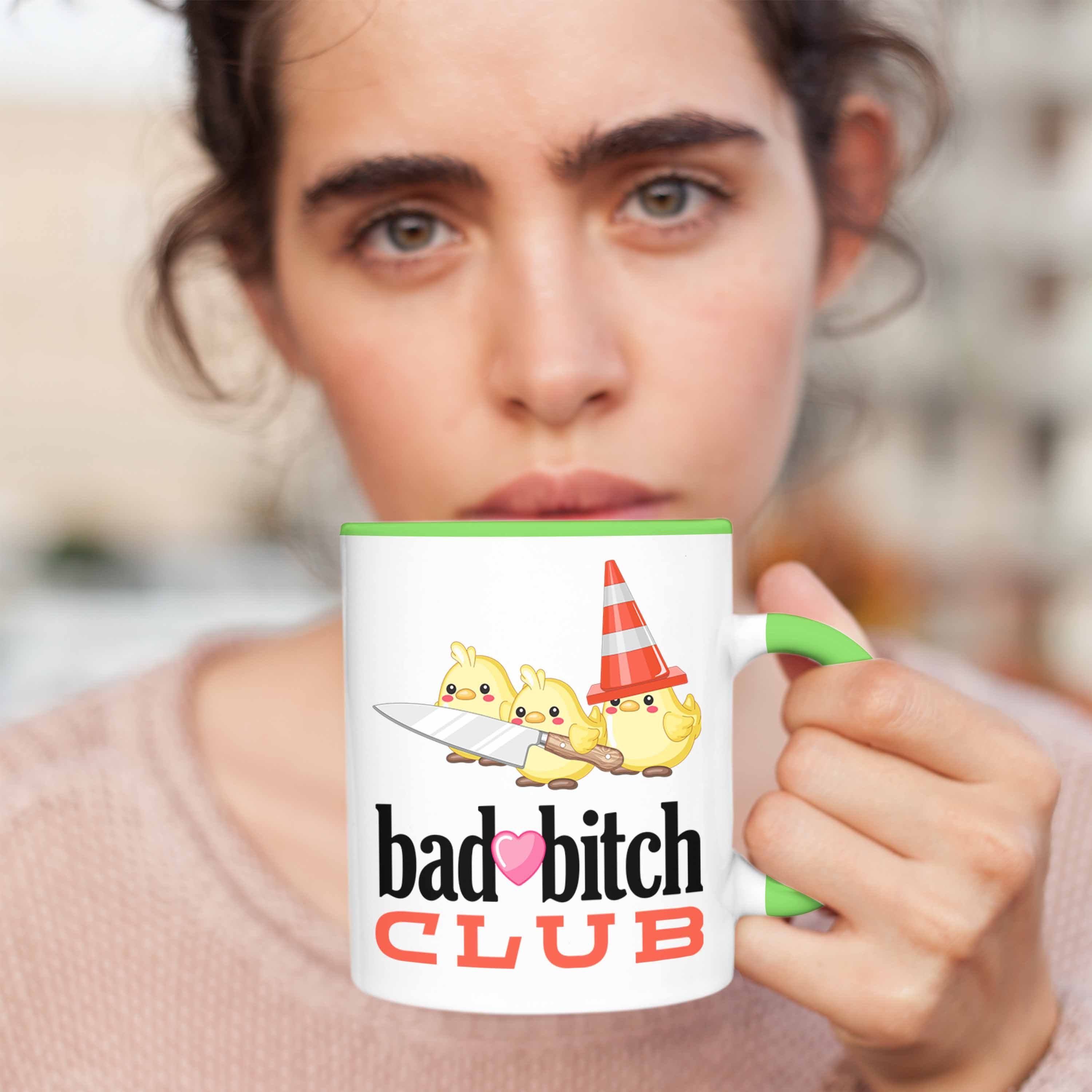 Trendation Tasse Grün Tasse Bit** Frauen Ju Geschenk Bad Tasse Lustige für Club Trendation 