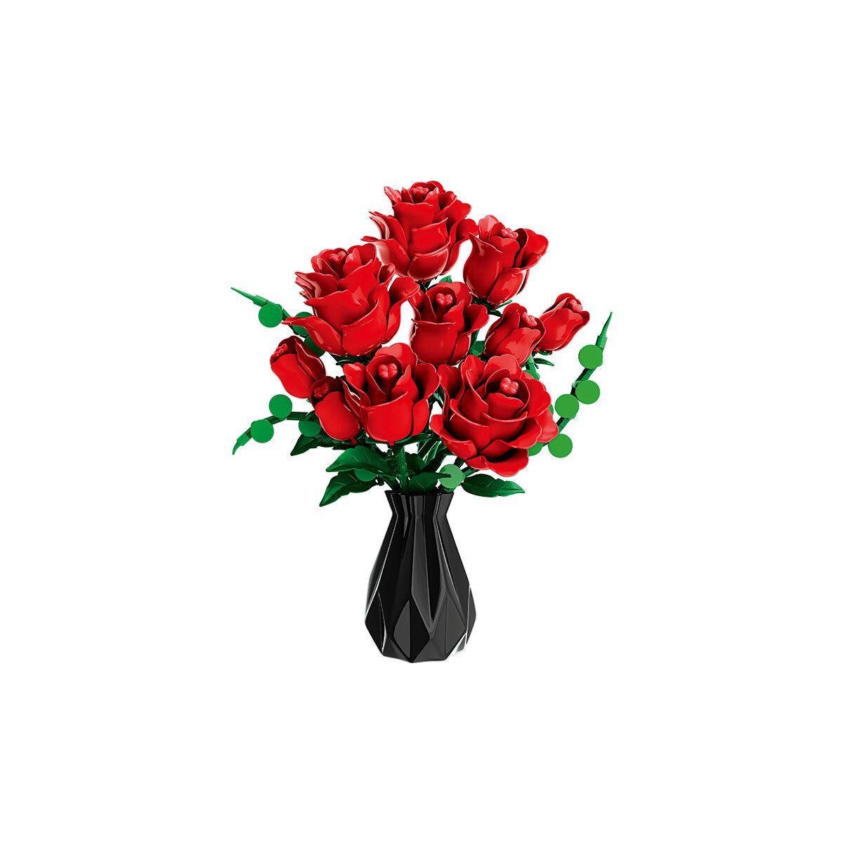 Woma WOMA Rote Rosen Blumenstrauß Bausteine W11156 Spielbausteine