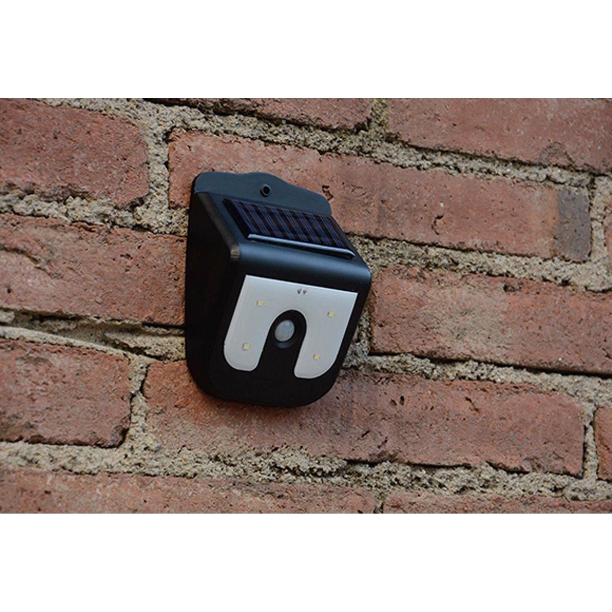 Best Direct® LED Solarleuchte Vigilamp Solar, 3, LED fest integriert, Warmweiß, mit Bewegungssensor, Außenleuchte für den Garten IP 44