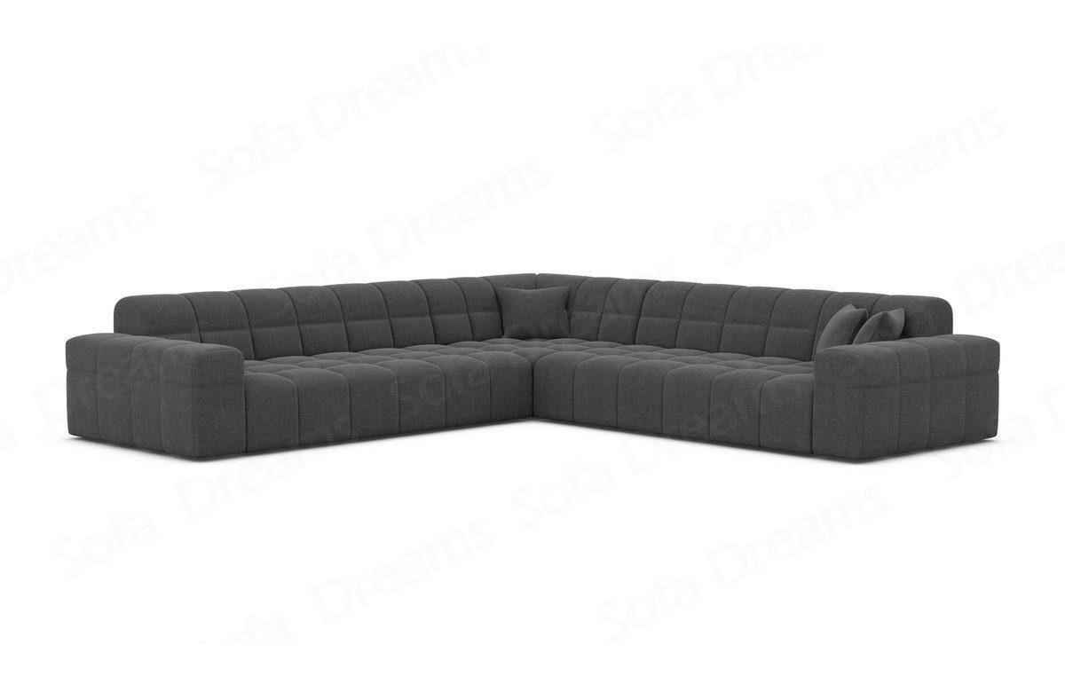 Dreams Samtsofa Stoff Ecksofa Eckcouch Ibiza Luxus L Modern Polsterecksofa Form Sofa Sofa