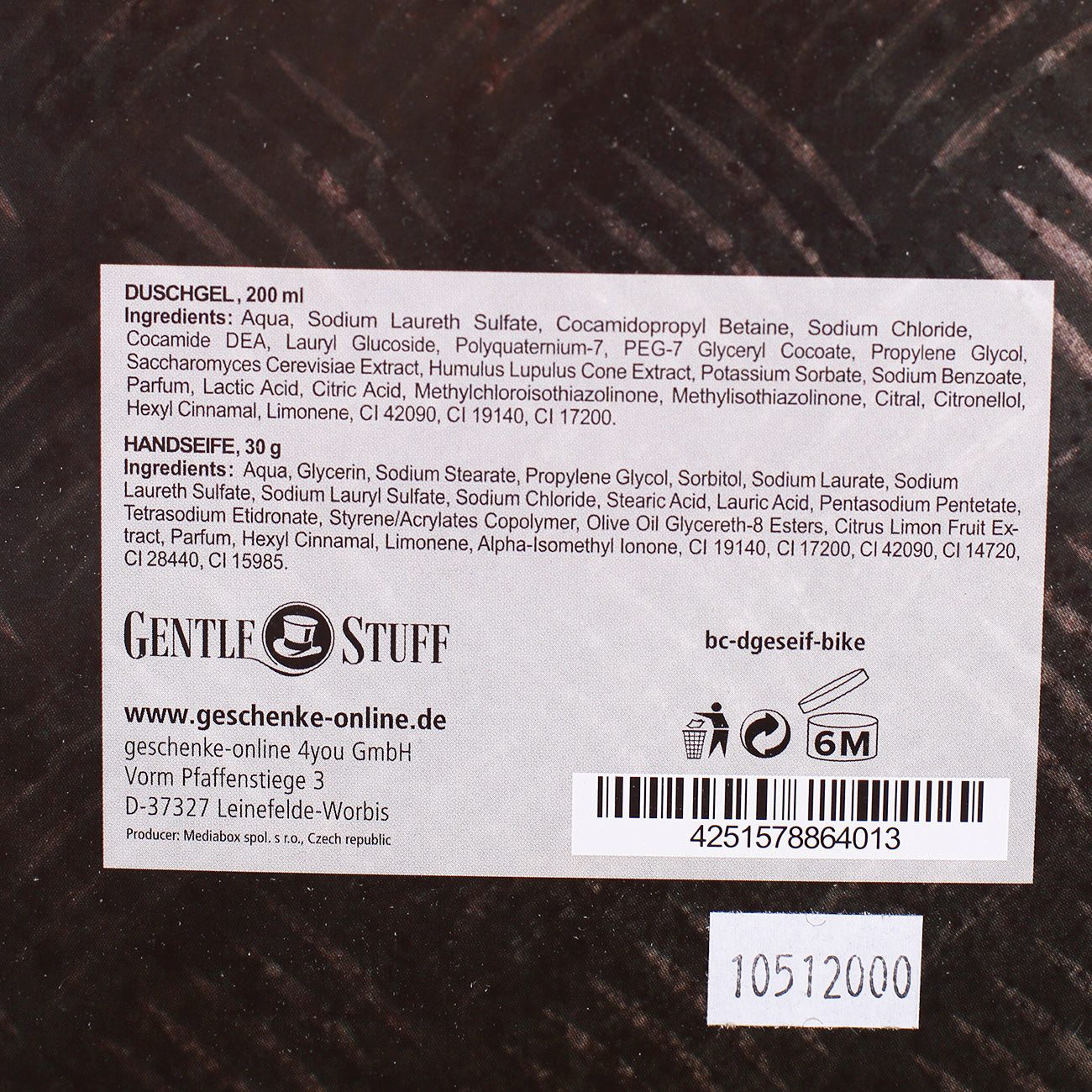 Herz & Heim Pflege-Geschenkset für Biker & Motorradfahrer - Duschgel & Seife als Geschenk für Männer, 200 ml & 30 g – Bild 5 von 5