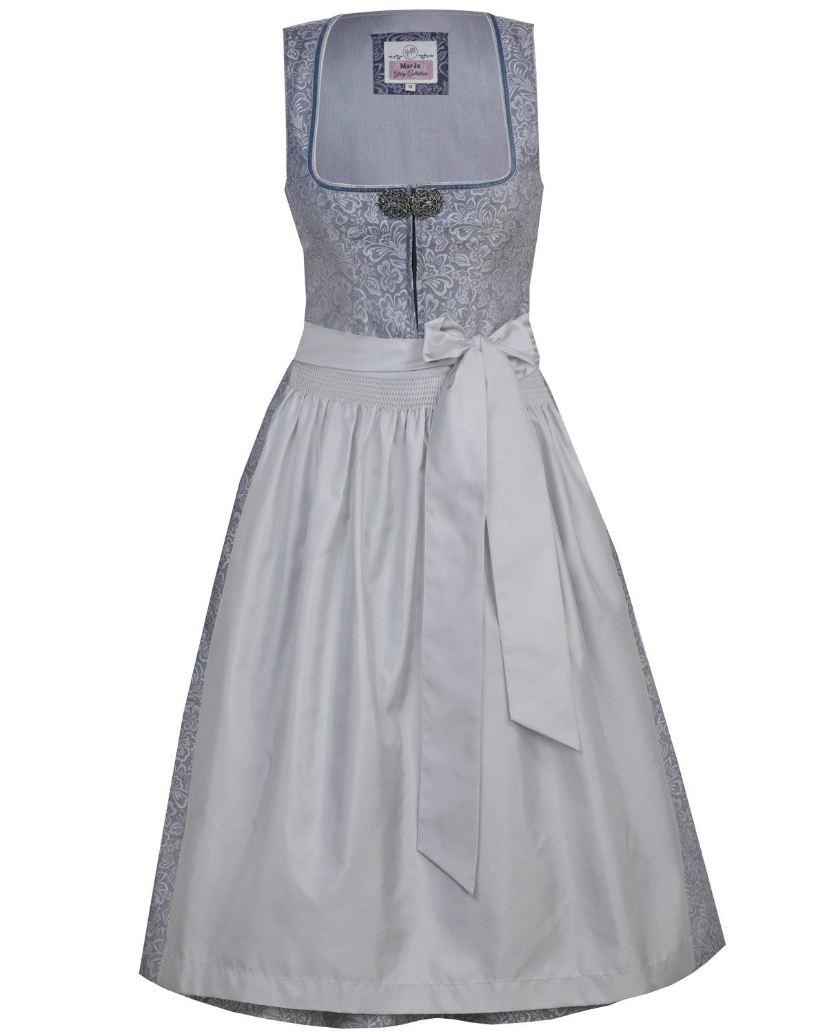 MarJo Dirndl 'Jessica' 695068, Blau Silbergrau 68cm