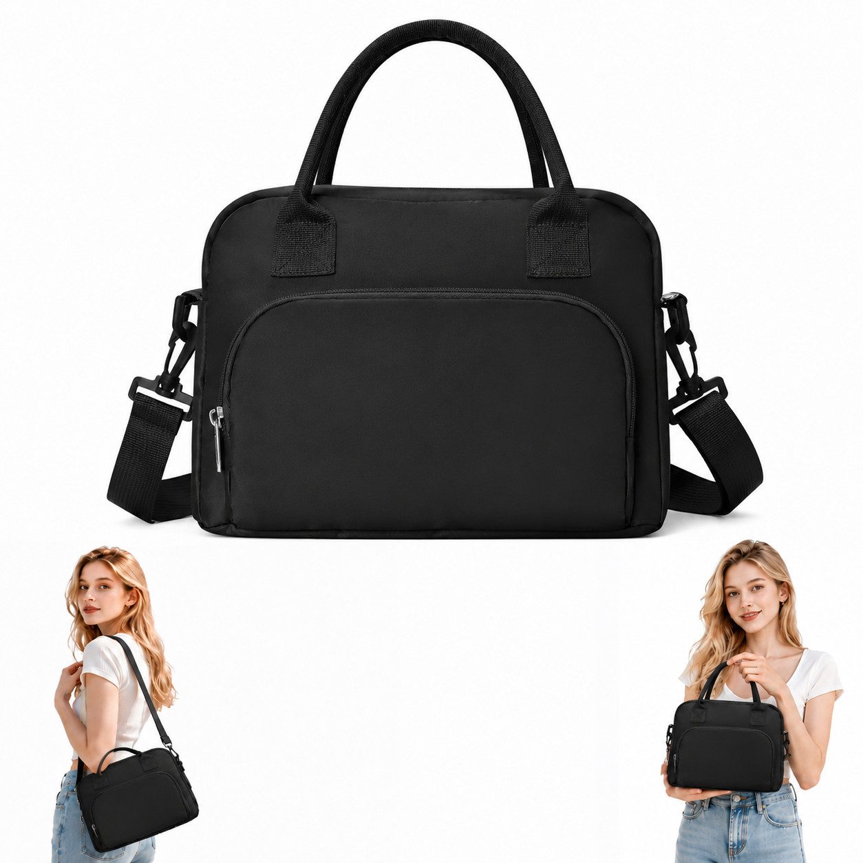 Diwzbyn Lunchbox Lunchbag 12L Isoliert, Kühltasche, Auslaufsicher, Wiederverwendbar, Mit verstellbarem Schulterriemen für Arbeit, Picknick & Outdoor