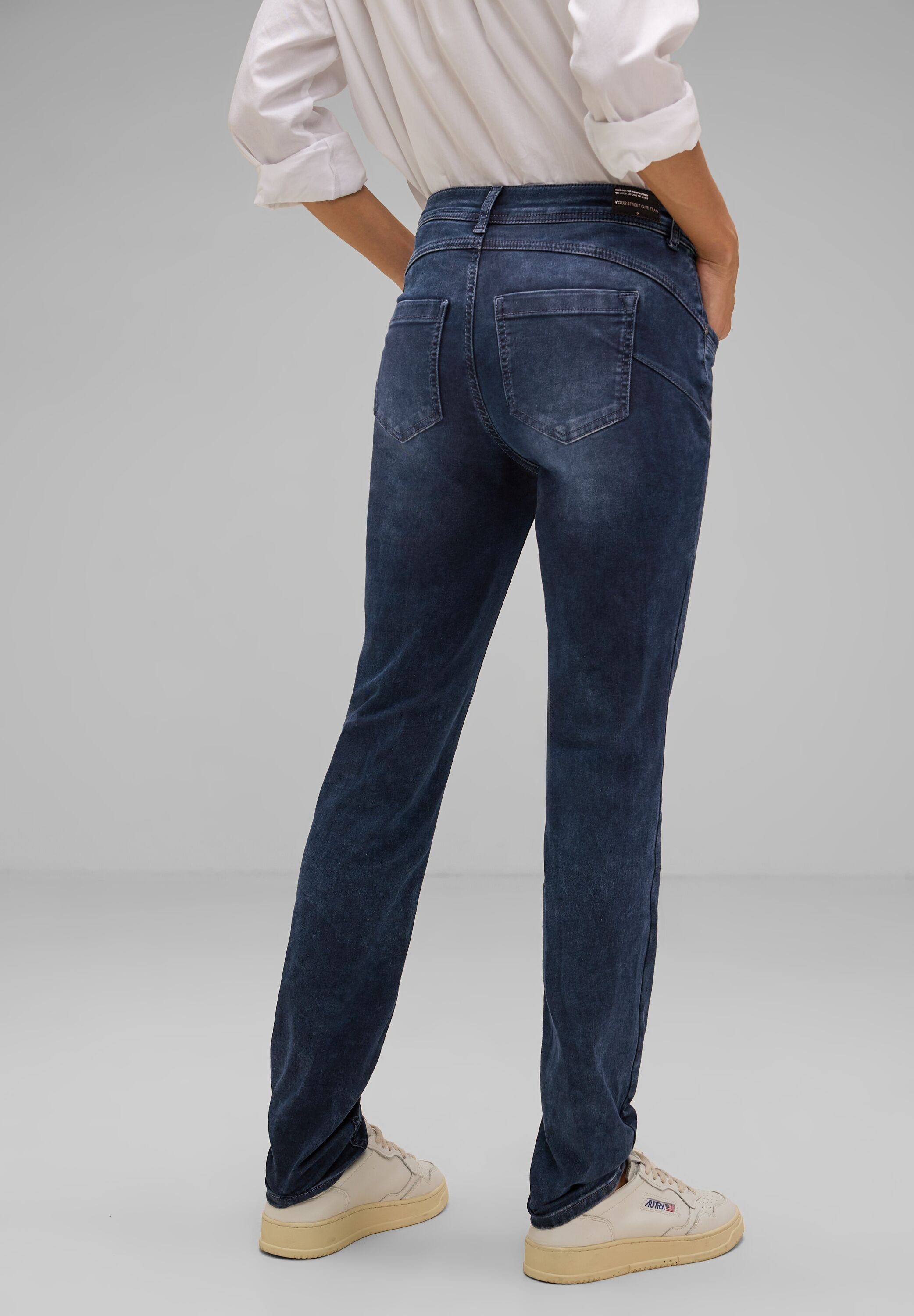 STREET ONE Gerade Jeans Middle Waist