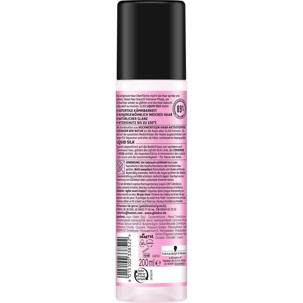 Schwarzkopf Haarpflege-Spray Conditioner Express-Repair, Liquid Silk, 1-tlg.