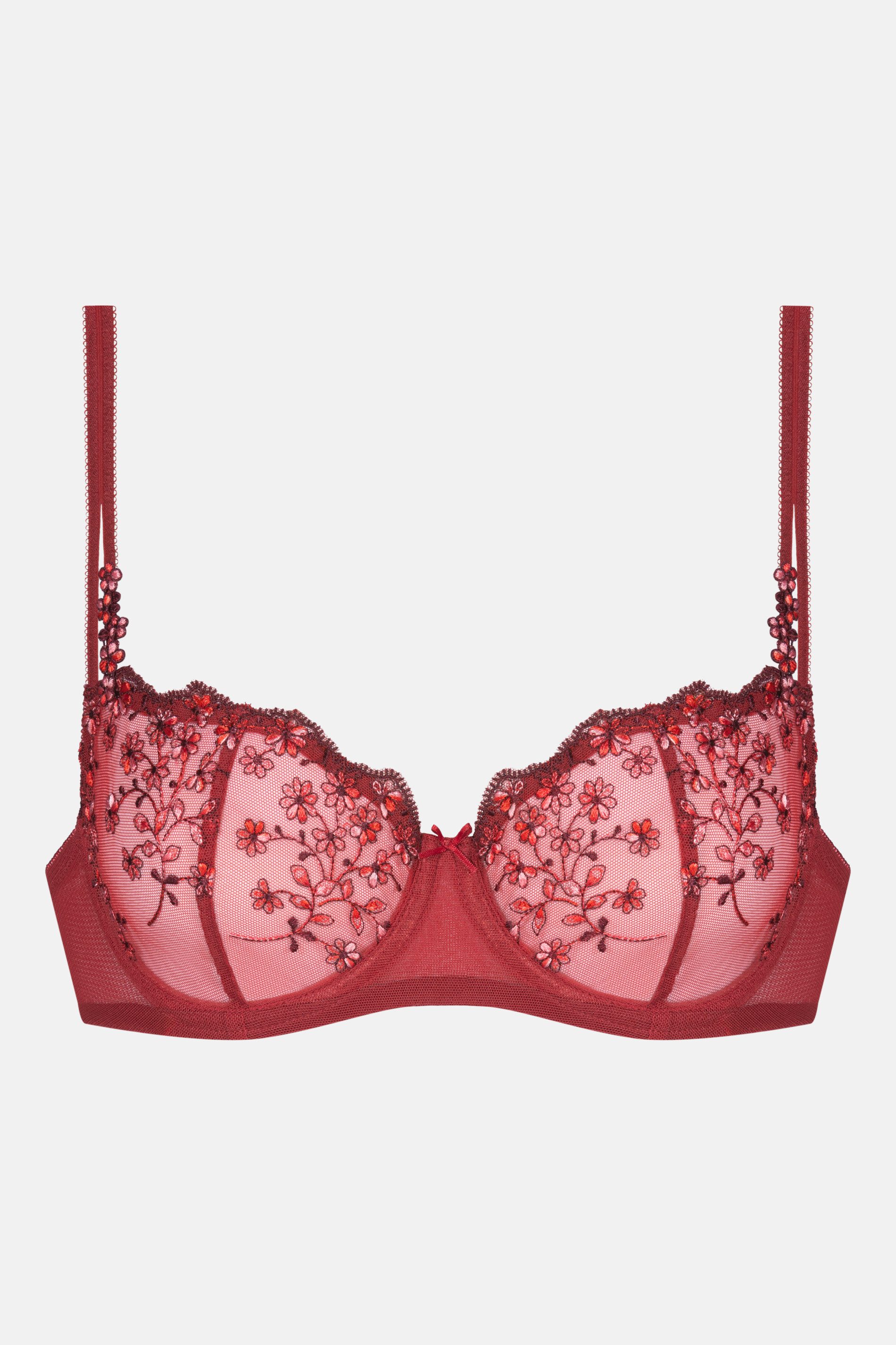 Mey Bügel-BH Mey Damen Balconette-BH Serie Delightful Floral (1-tlg., 1) Dessous-BH aus verführerischer Spitze, florale Stickerei