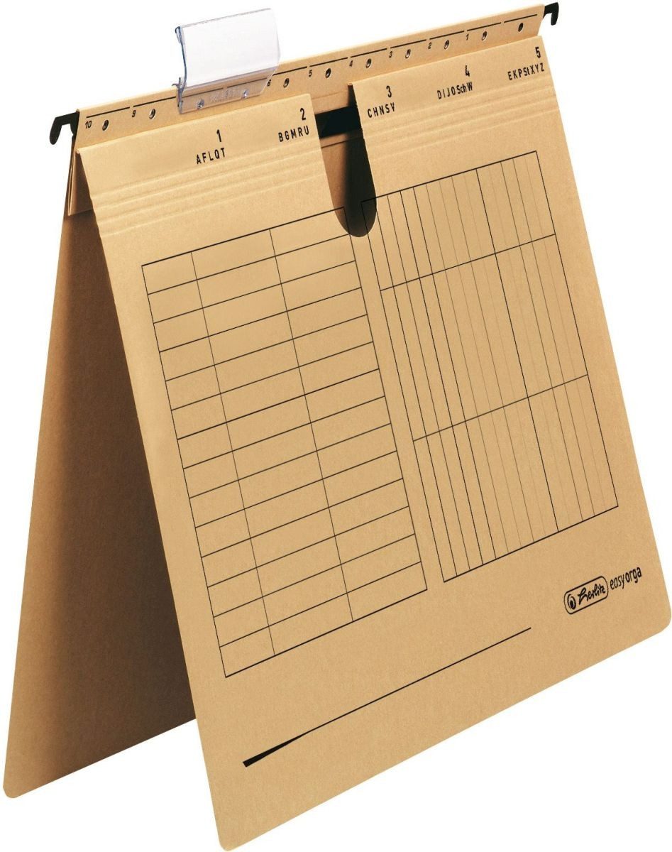 Hefter Hängehefter 230g/qm kaufm. Heftung Unireg braun