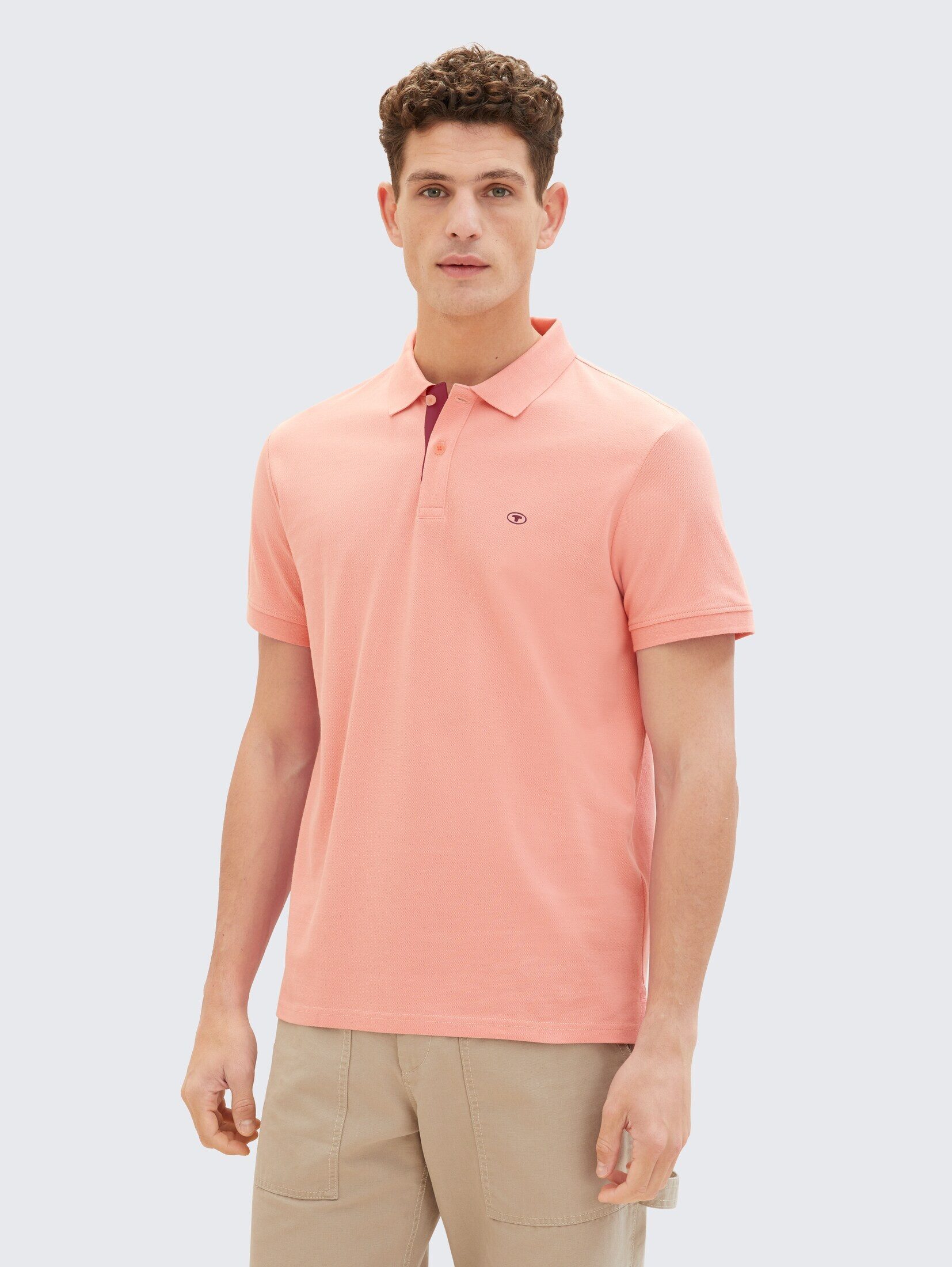TOM TAILOR Poloshirt Piqué Poloshirt aus günstig online kaufen
