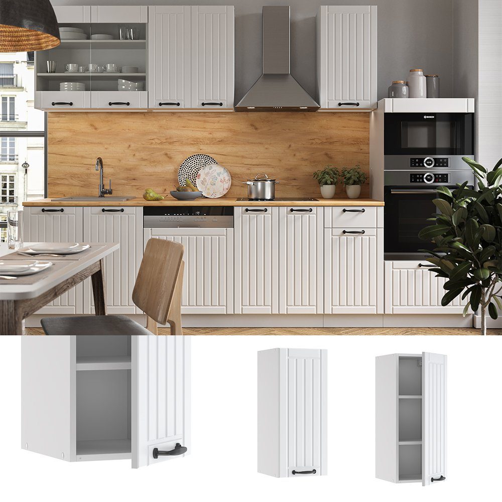 Vicco Hängeschrank Fame-Line, Weiß Landhaus/Weiß, 30 günstig online kaufen