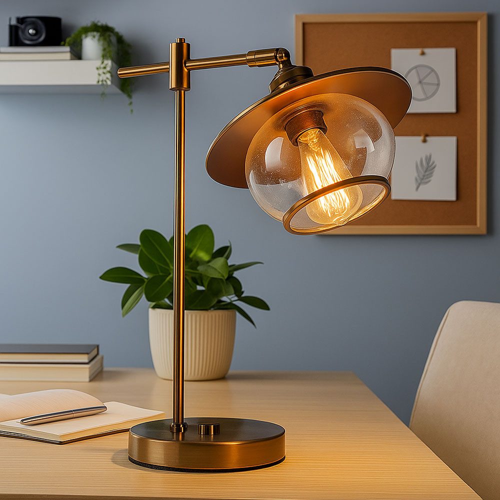 GLOBO LIGHTING Schreibtischlampe, Leuchtmittel inklusive, Warmweiß, LED Tis günstig online kaufen