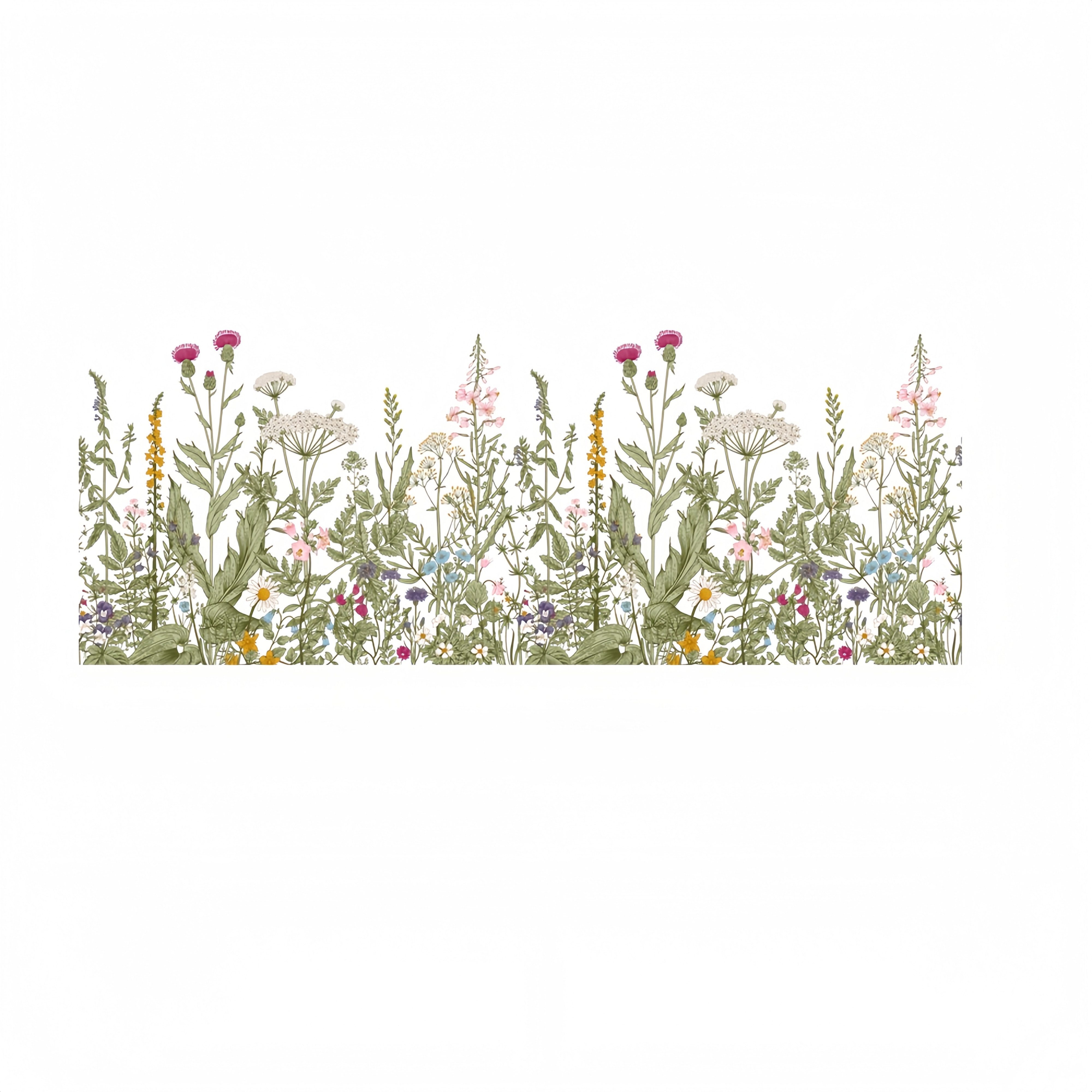 FOUORTUNATE-BEE Fenstersticker Pflanzen- & Blumen-Wandaufkleber – 40×100 cm, Dekorativer Fenster- und Wandaufkleber für Zuhause