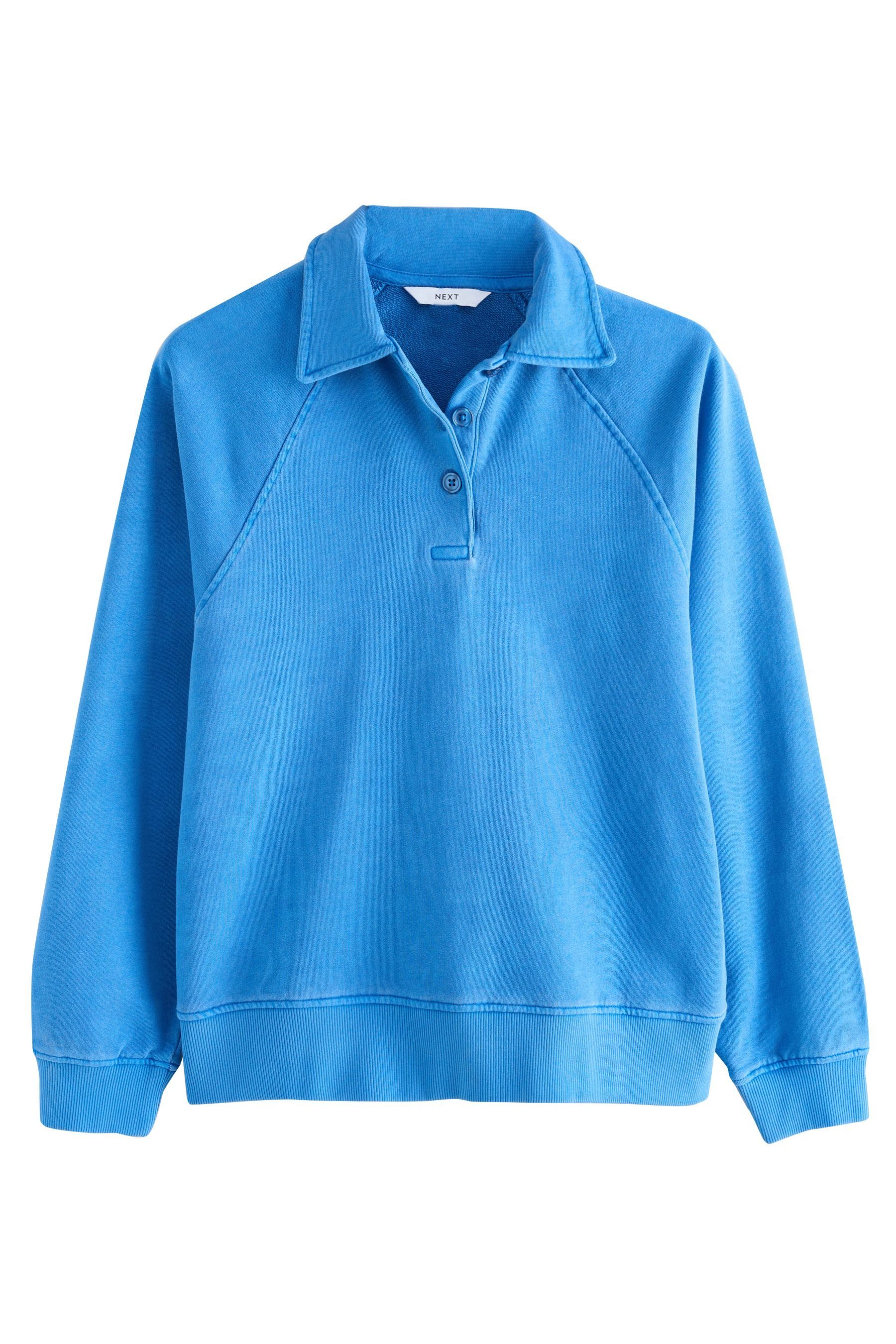 Next Sweater Langärmeliger Rugby-Pullover mit Polokragen (1-tlg)