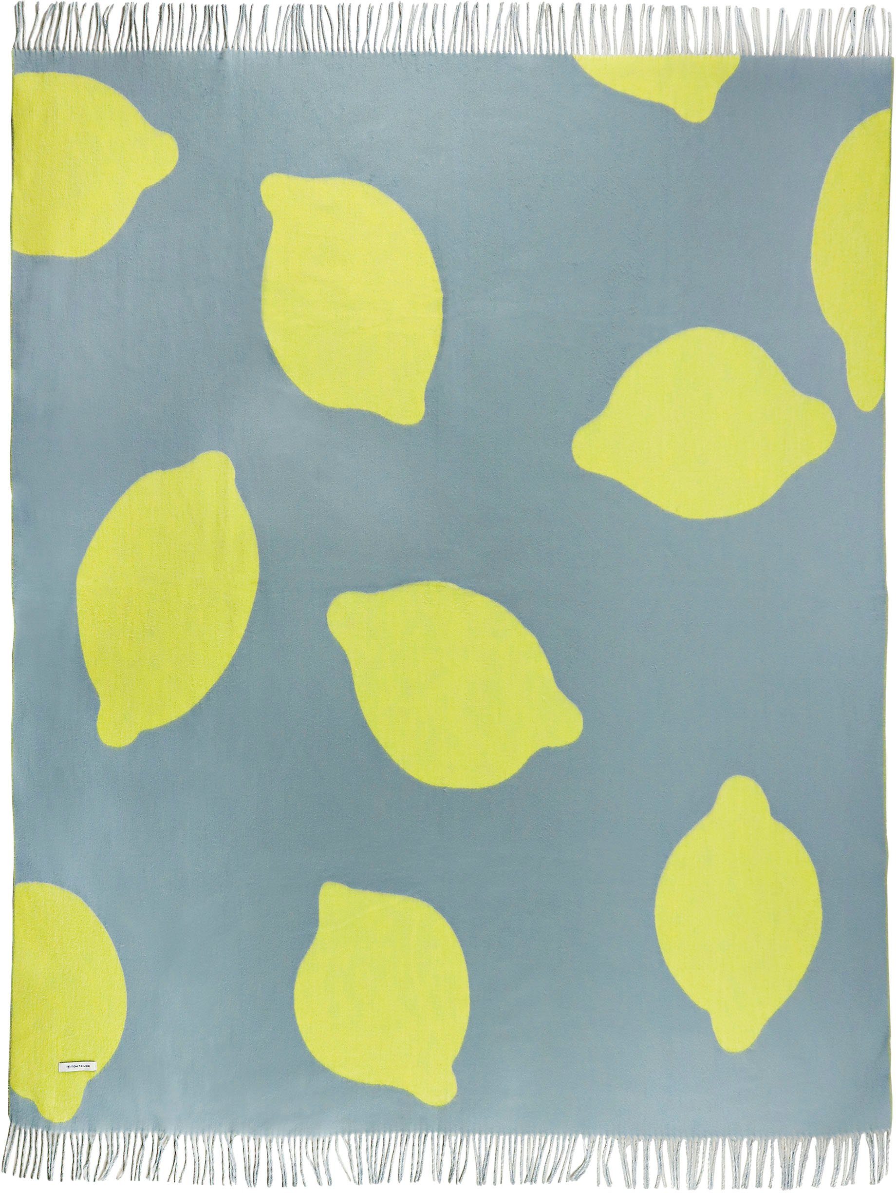 Plaid TAILOR HOME, Lemon-Rain Bings, Künstlerkollektion TOM