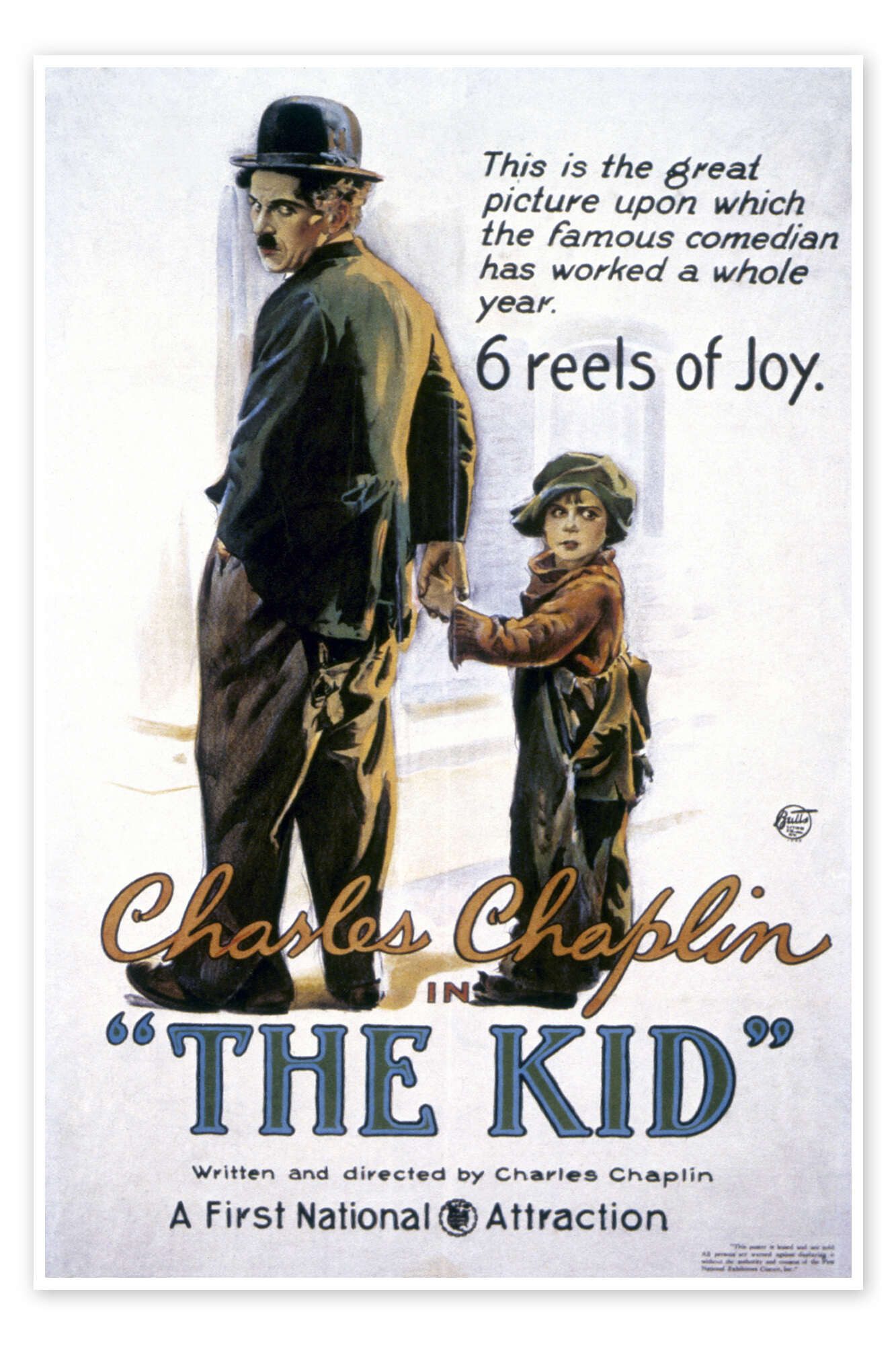 Posterlounge Wandbild The Kid, Granger Collection, erhältlich als Poster, Leinwandbild, Wandsticker oder Acrylglasbild