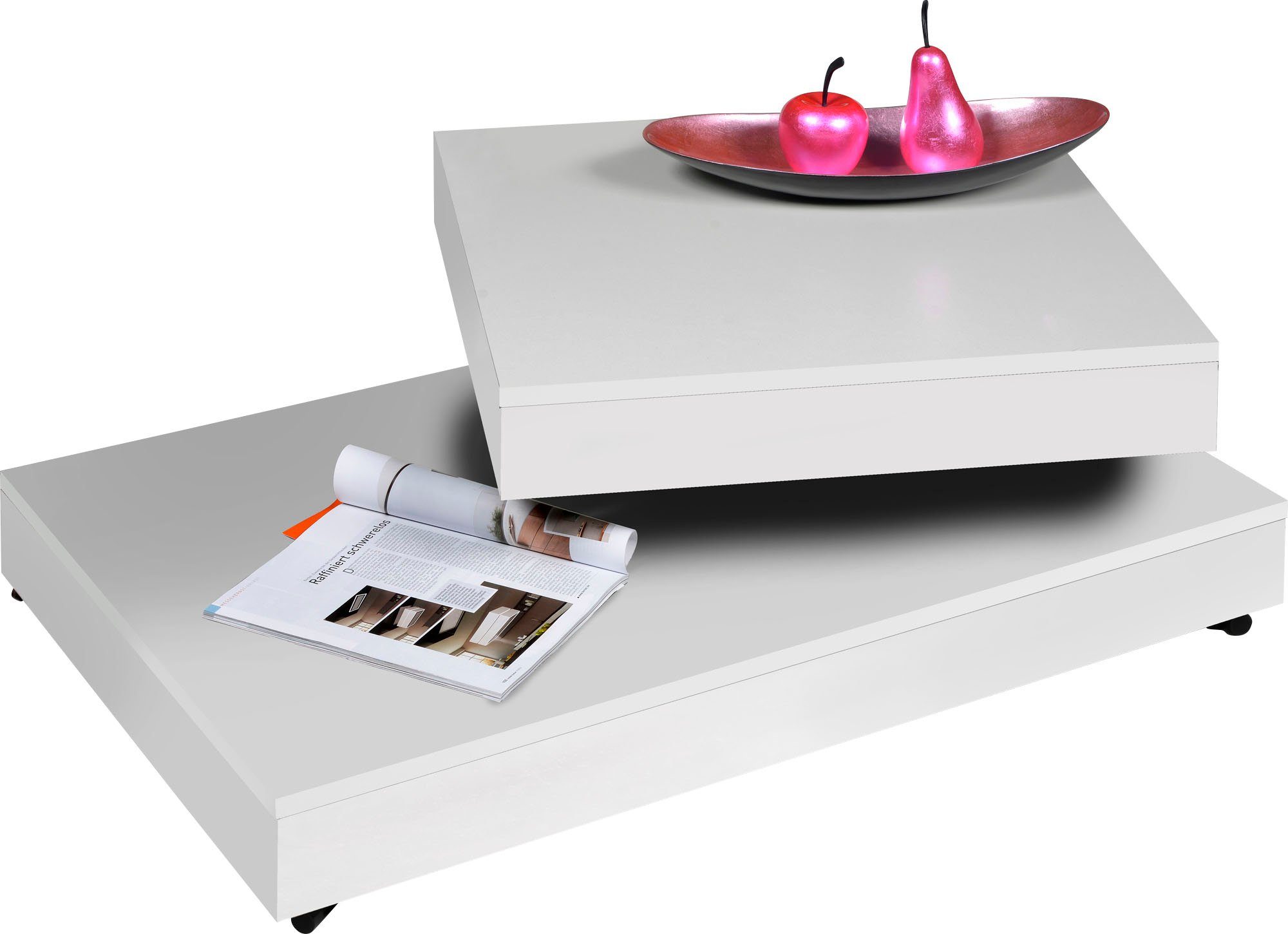 PRO Line Couchtisch AUF ROLLEN - PRO Line