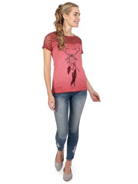 Hangowear Trachtenshirt T-Shirt QUENDRESA burgund