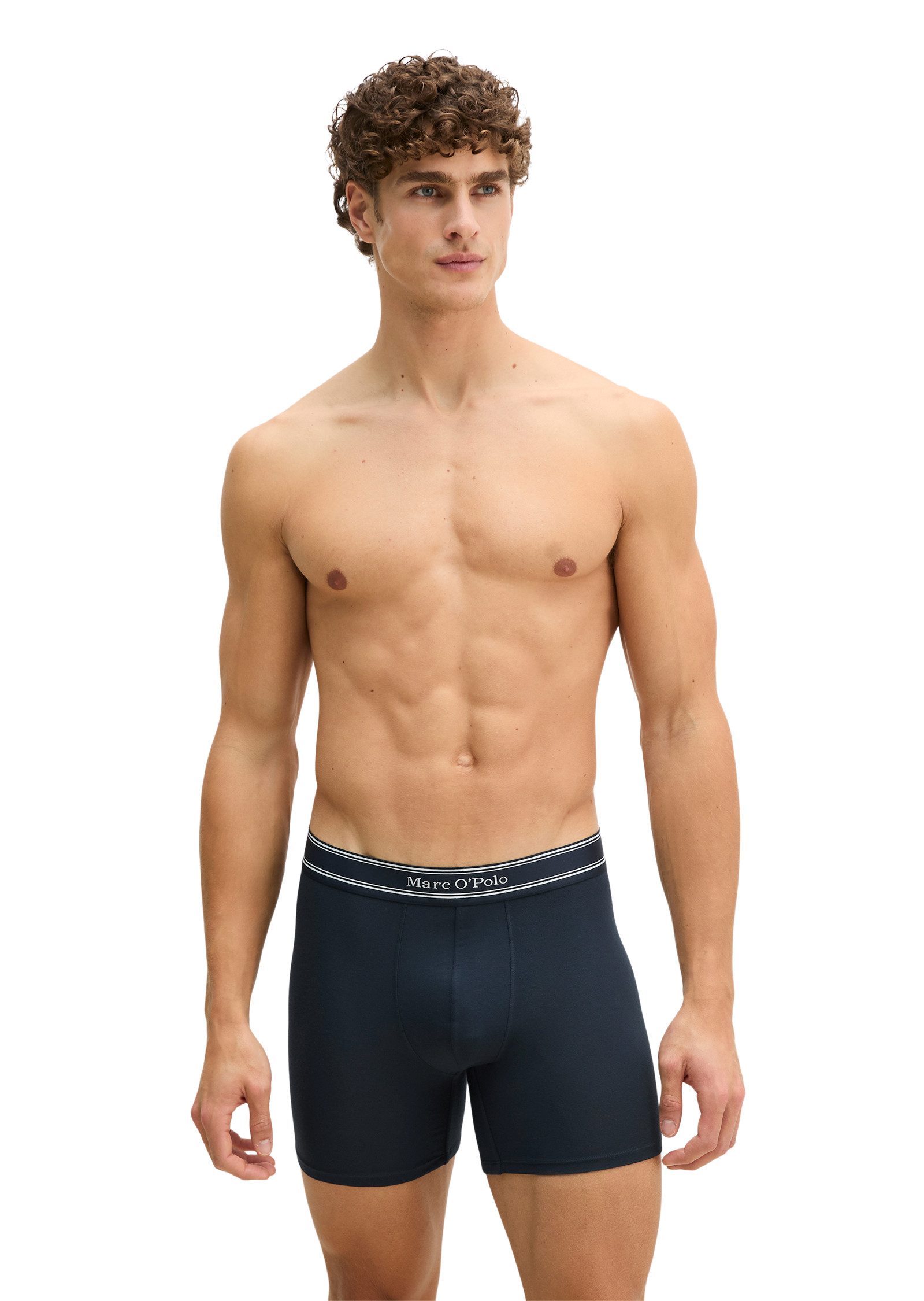 Marc O'Polo Retro Pants Modal (3er Pack) mit etwas längerem Bein, Logobund, ohne Eingriff – Bild 4 von 5