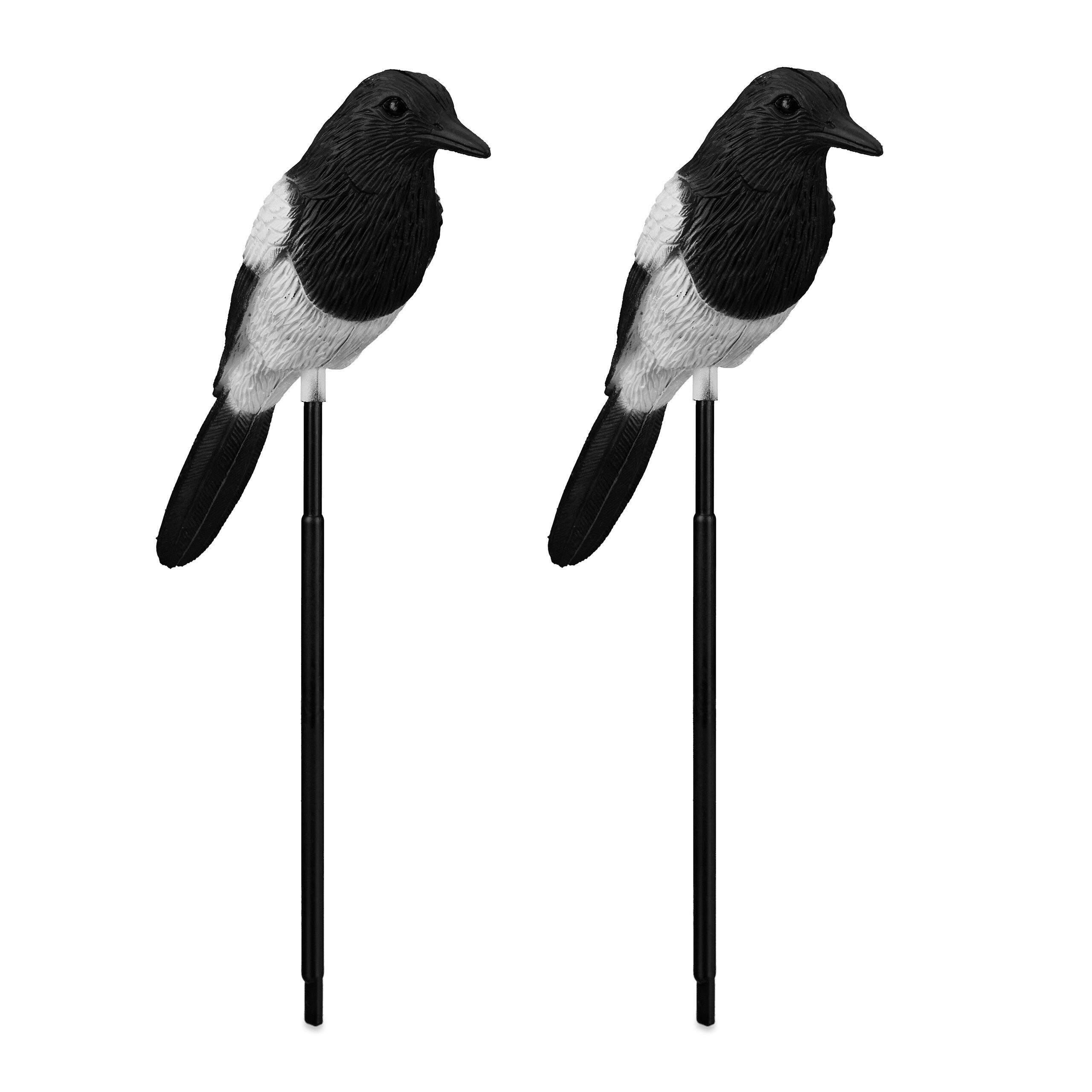 relaxdays Gartenfigur Vogel 2er Set, (2 günstig online kaufen