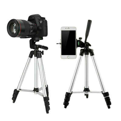 Silberstern Kamera-Handy-Stativ, um 360 Grad drehbares tragbares Stativ Kamerastativ (Leichtes Ministativ, geeignet für Live-Übertragungen und Reisen)