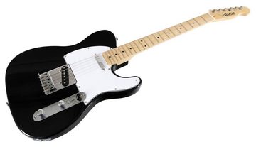 Shaman E-Gitarre TCX-100 - TL-Bauweise - geölter Hals aus Ahorn - Ahorn-Griffbrett, inkl. 15W Gitarren Amp & 5 teiligem Zubehörset