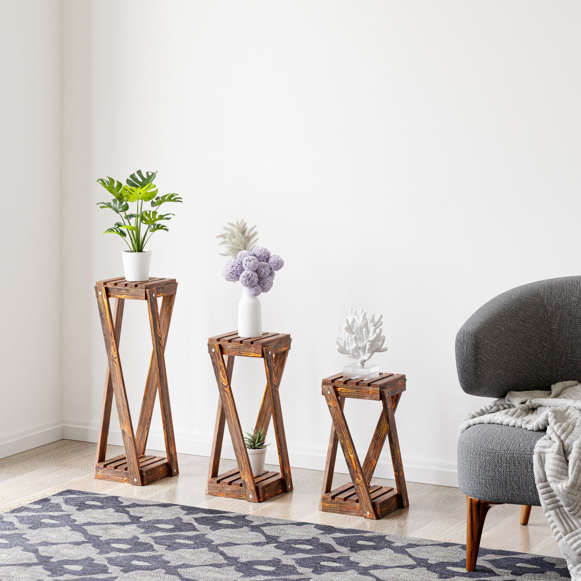 en.casa Satztisch, »Muonio« 3er Set aus günstig online kaufen