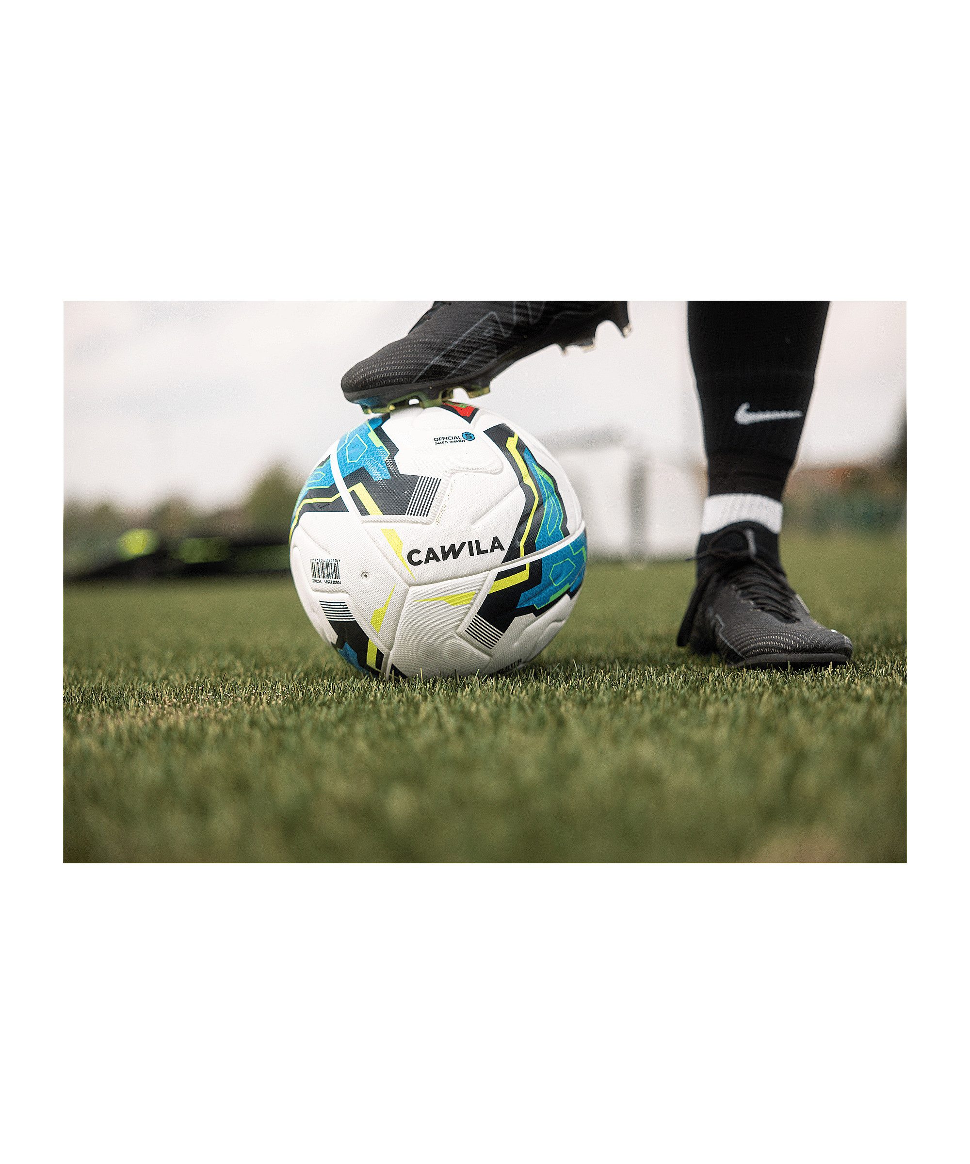 Cawila Fußball Cawila INVERTER Matchfußball T12, Größe 5, stabil