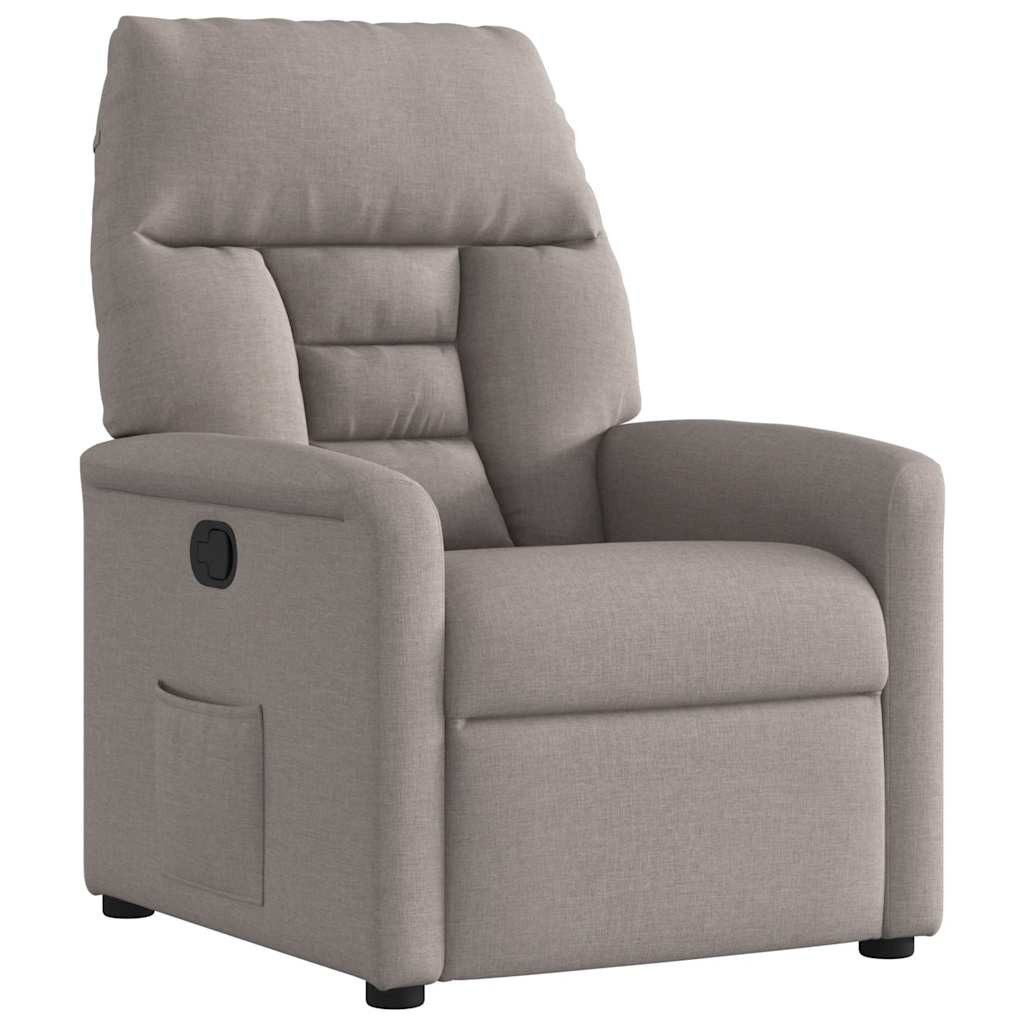 vidaXL Sessel Relaxsessel Taupe Stoff (1-St) günstig online kaufen