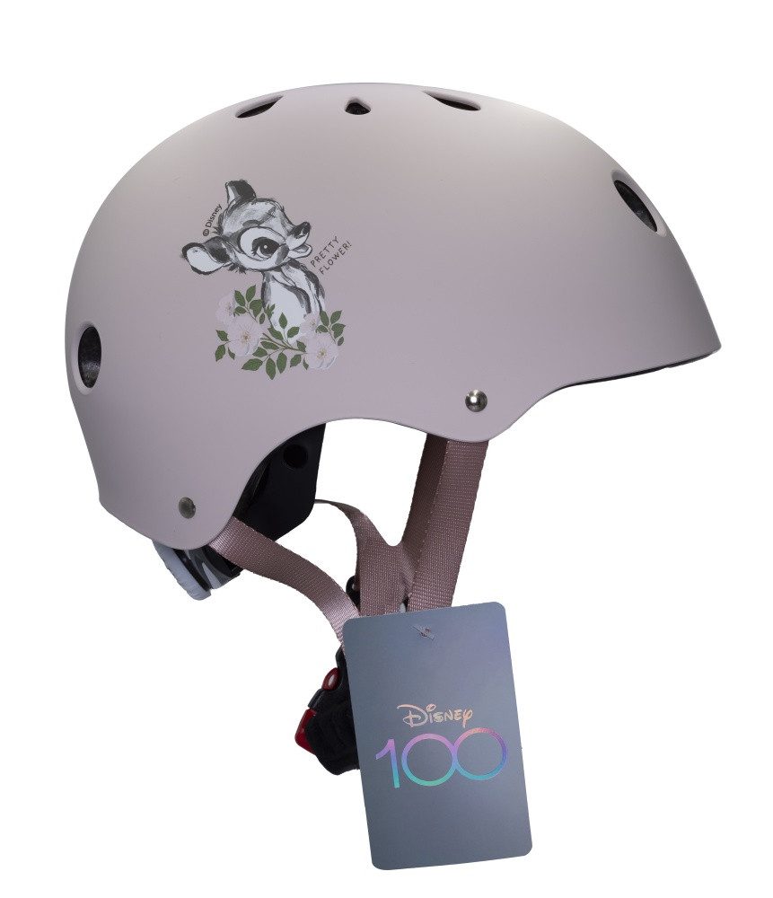 Seven Polska Kinderfahrradhelm Disney "Bambi - D100", Roller Blades, Skater, 52-56cm, ab ca. 6 Jahre