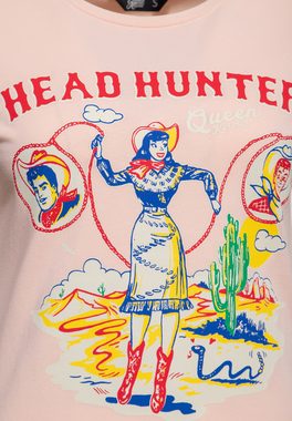 QueenKerosin Print-Shirt Head Hunter (1-tlg) im Western-Style