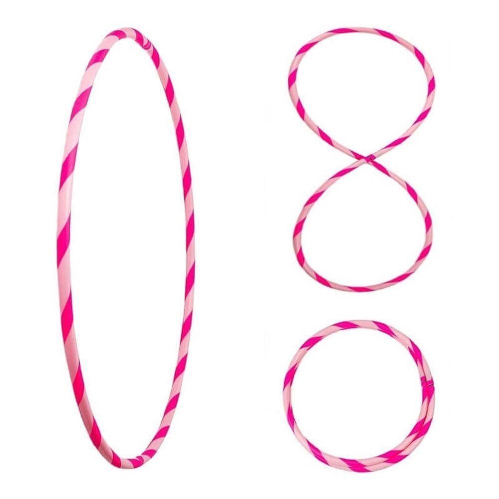 Hoopomania Hula-Hoop-Reifen Bunter Hula Hoop Reifen, faltbar, Ø90cm Rosa-Pink Pink-Rosa