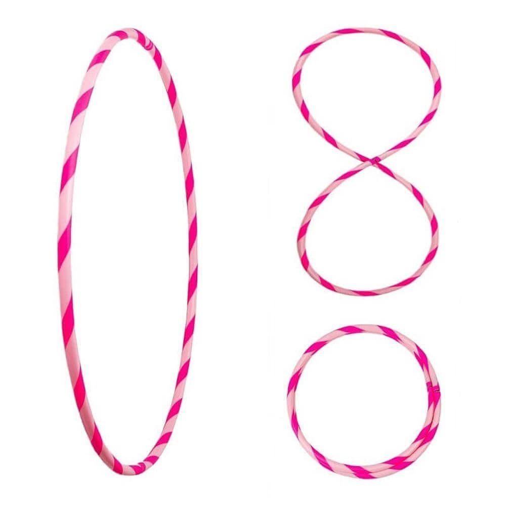 Hula-Hoop-Reifen Bunter Hula Hoop Reifen, faltbar, Ø90cm Rosa-Pink