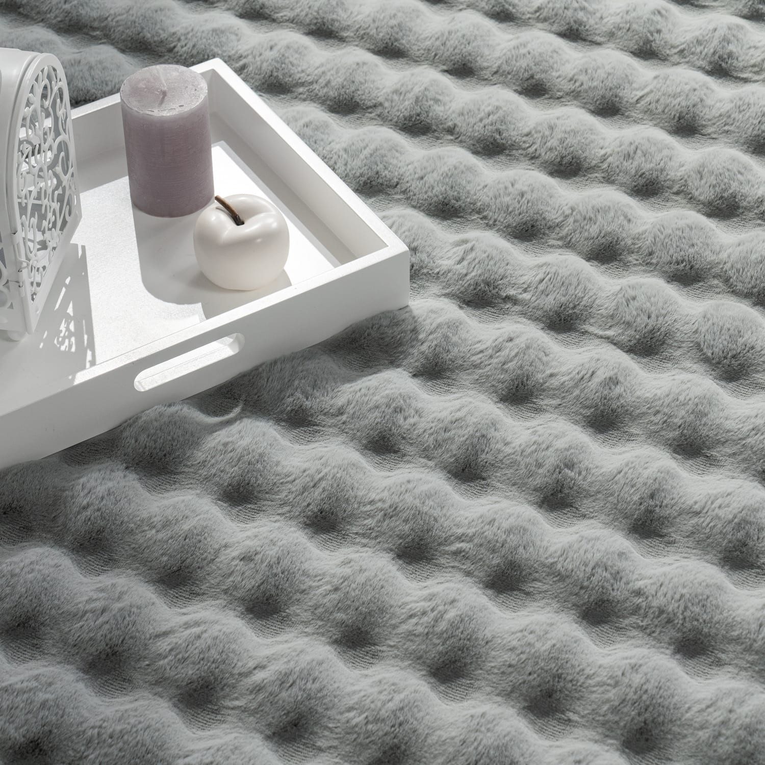 KADIMA DESIGN Teppich waschbar Unifarben Struktur günstig online kaufen