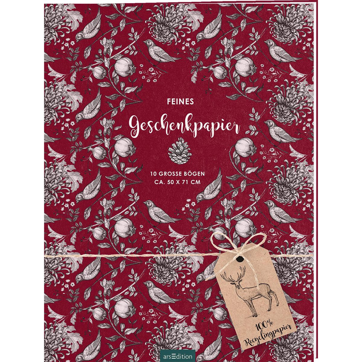 Geschenkpapier Feines Упаковочная бумага: 100% Recyclingpapier