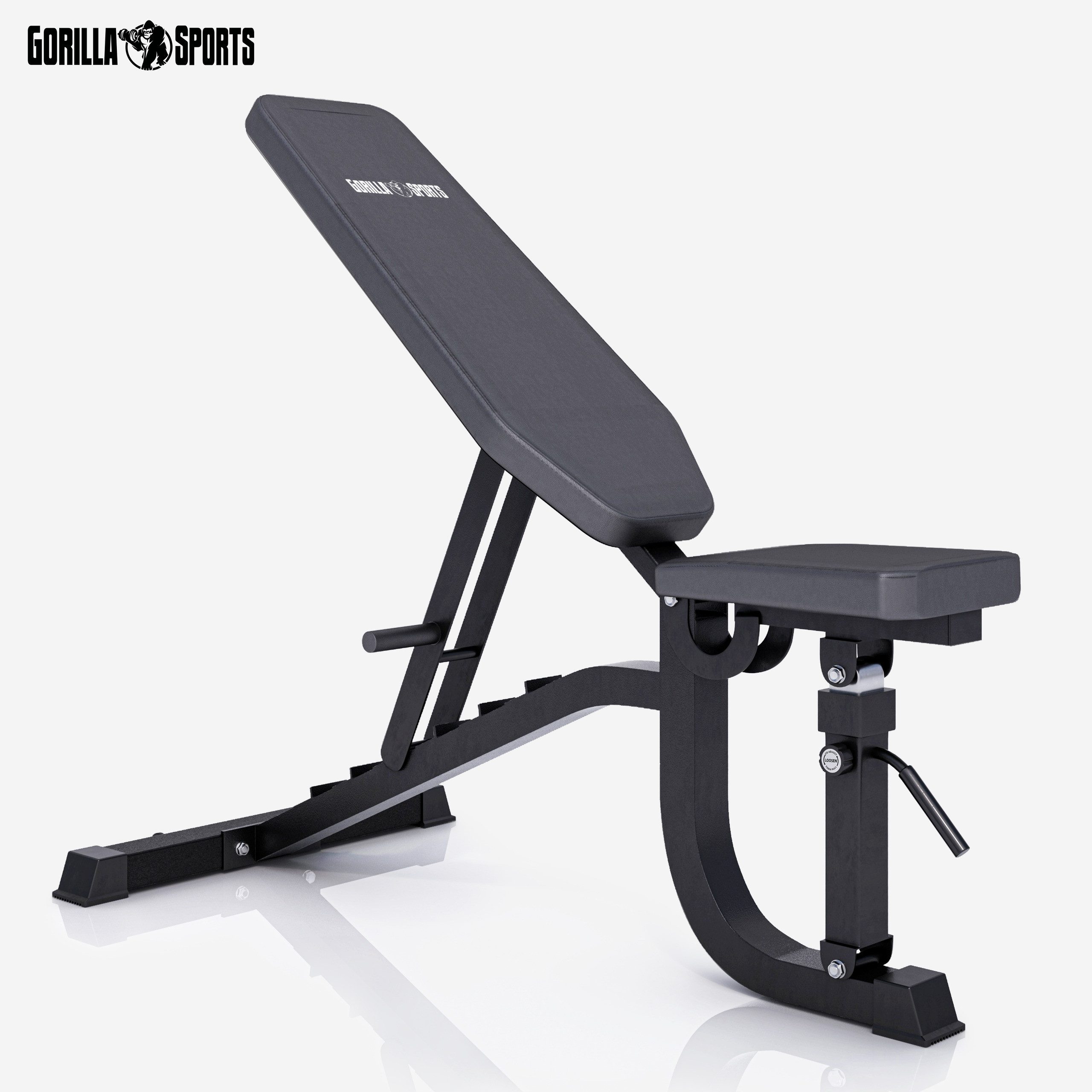 GORILLA SPORTS Hantelbank Professionelle Multi Schrägbank, (1-tlg)