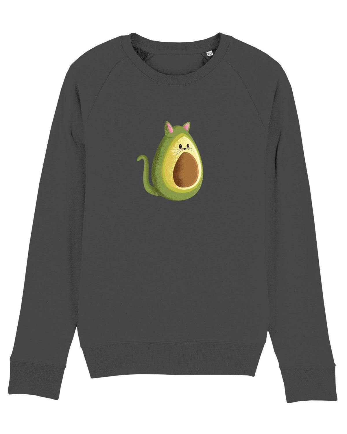 [Qualität zuerst] wat? Apparel Sweatshirt antrazit (1-tlg) Avocato