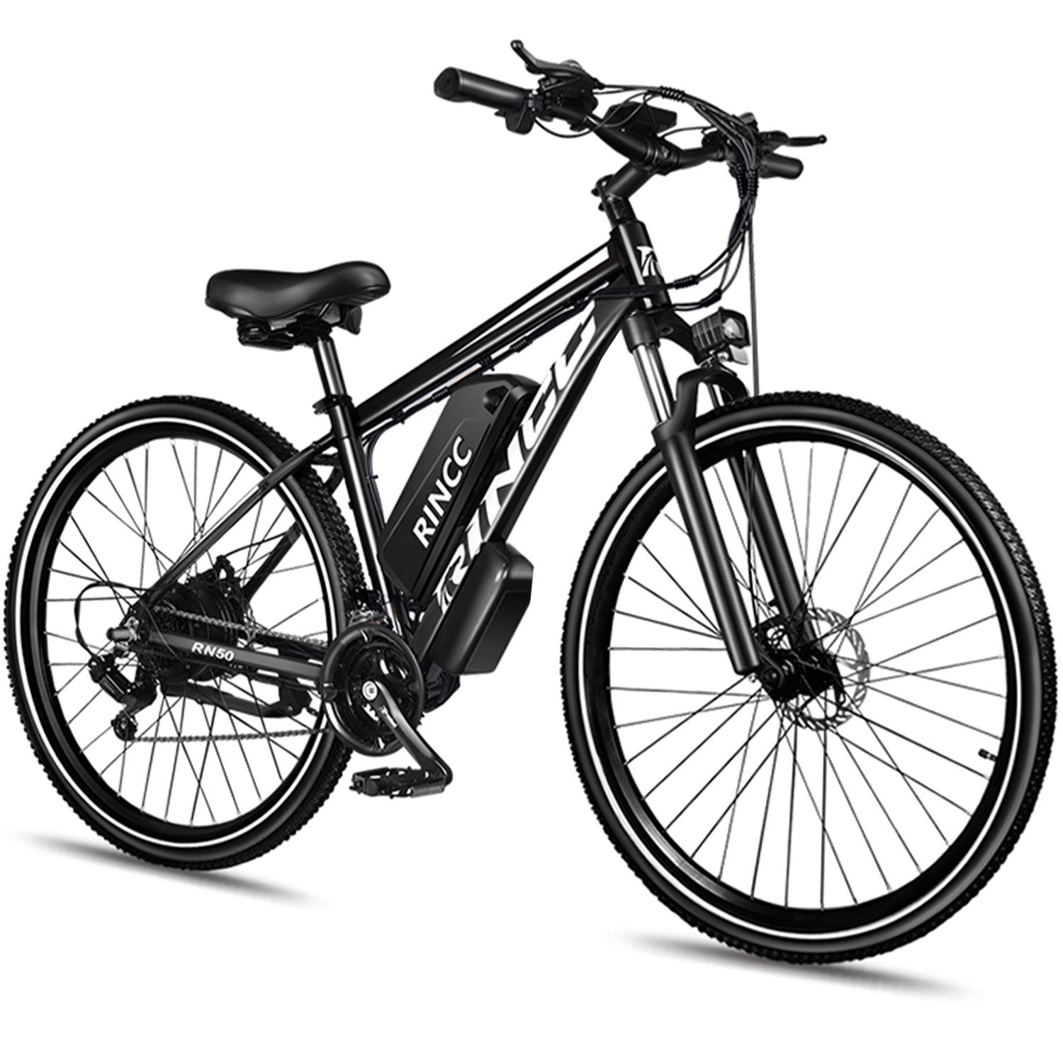 Vankel E-Bike Cityrad RN50 E-Fahrrad 720WH Pedelec, 48V 15 AH 100 km Reichweite, Heckmotor, 720 Wh, Heckmotor,25 KM/H, bis 100km, e-bikes Herren/Damen Elektrofahrrad
