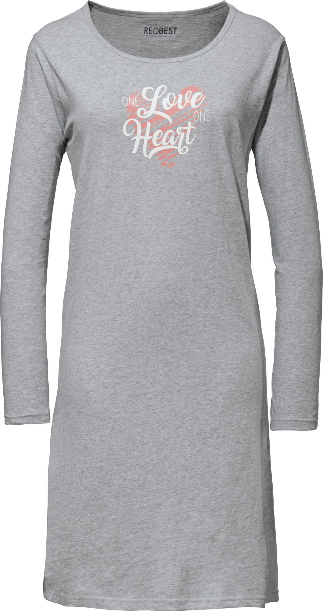 REDBEST Nachthemd Damen-Nachthemd Single-Jersey Uni günstig online kaufen