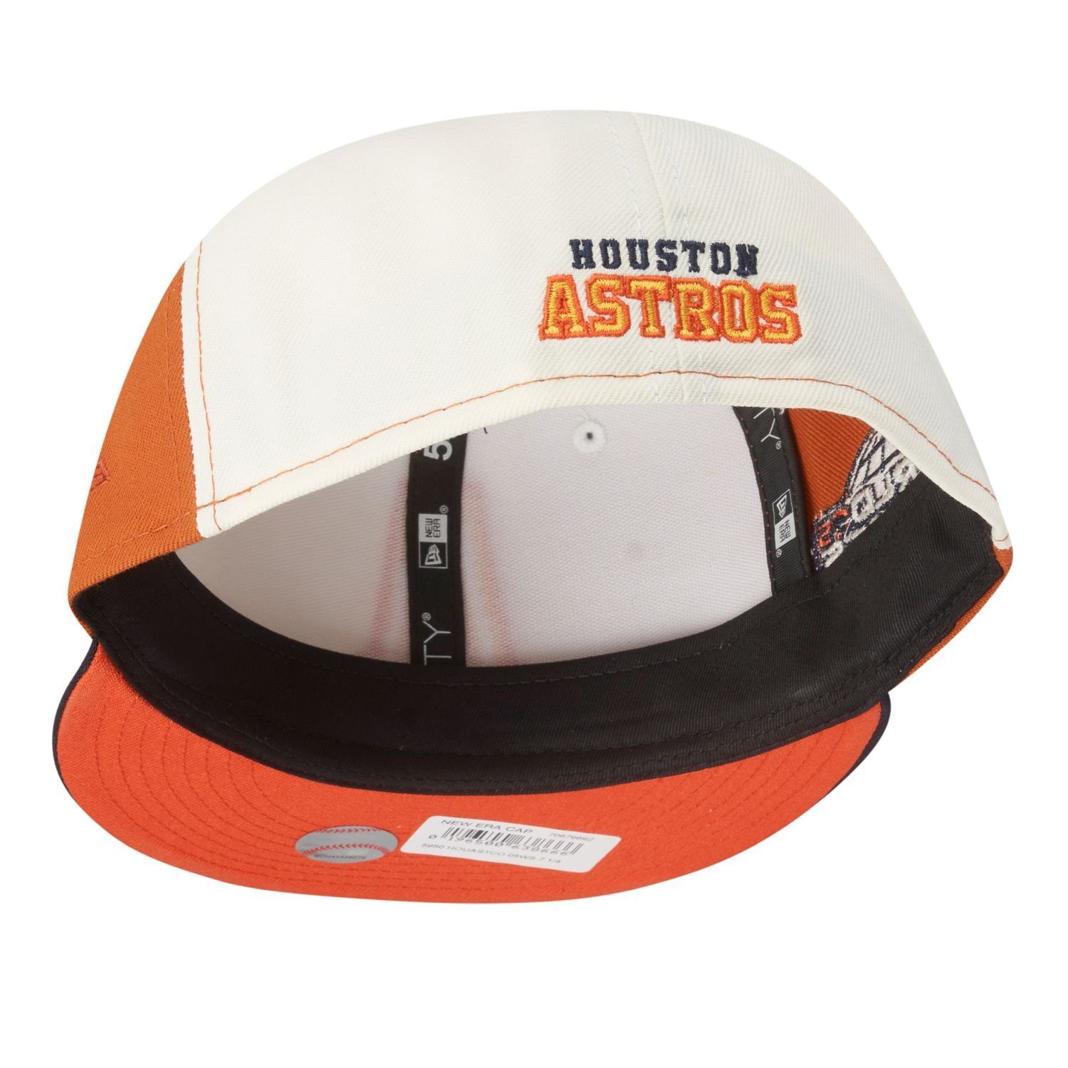 New Era Fitted Cap LIGATURE chrome Houston Astros 59Fifty