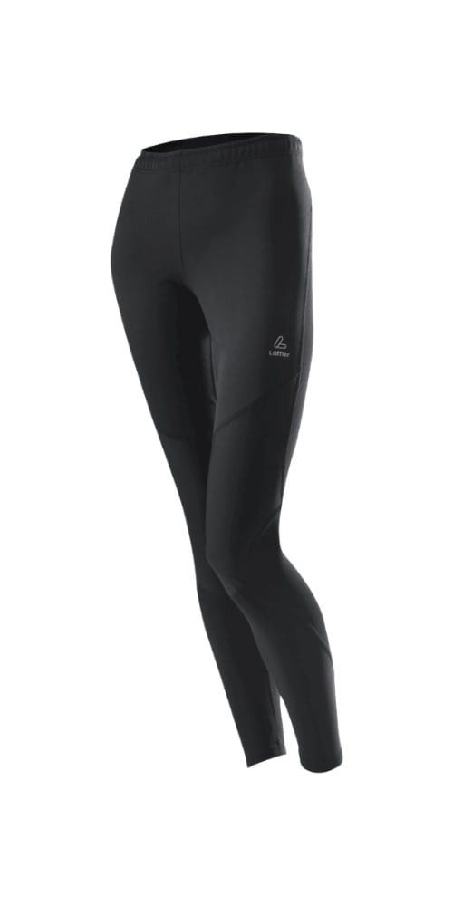 Löffler Laufhose Warm WS Tight (wärmeisolierung, atmungsaktiv) lang schwarz Damen