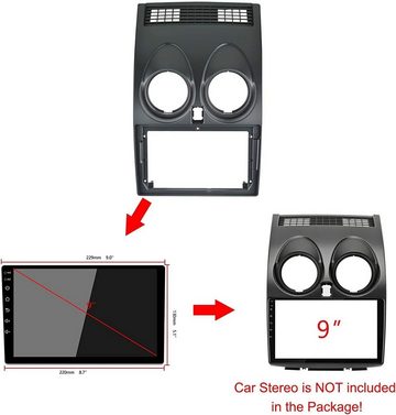 GABITECH für Nissan Qashqai Android 13 Autoradio GPS Touchscreen Bluetooth Einbau-Navigationsgerät