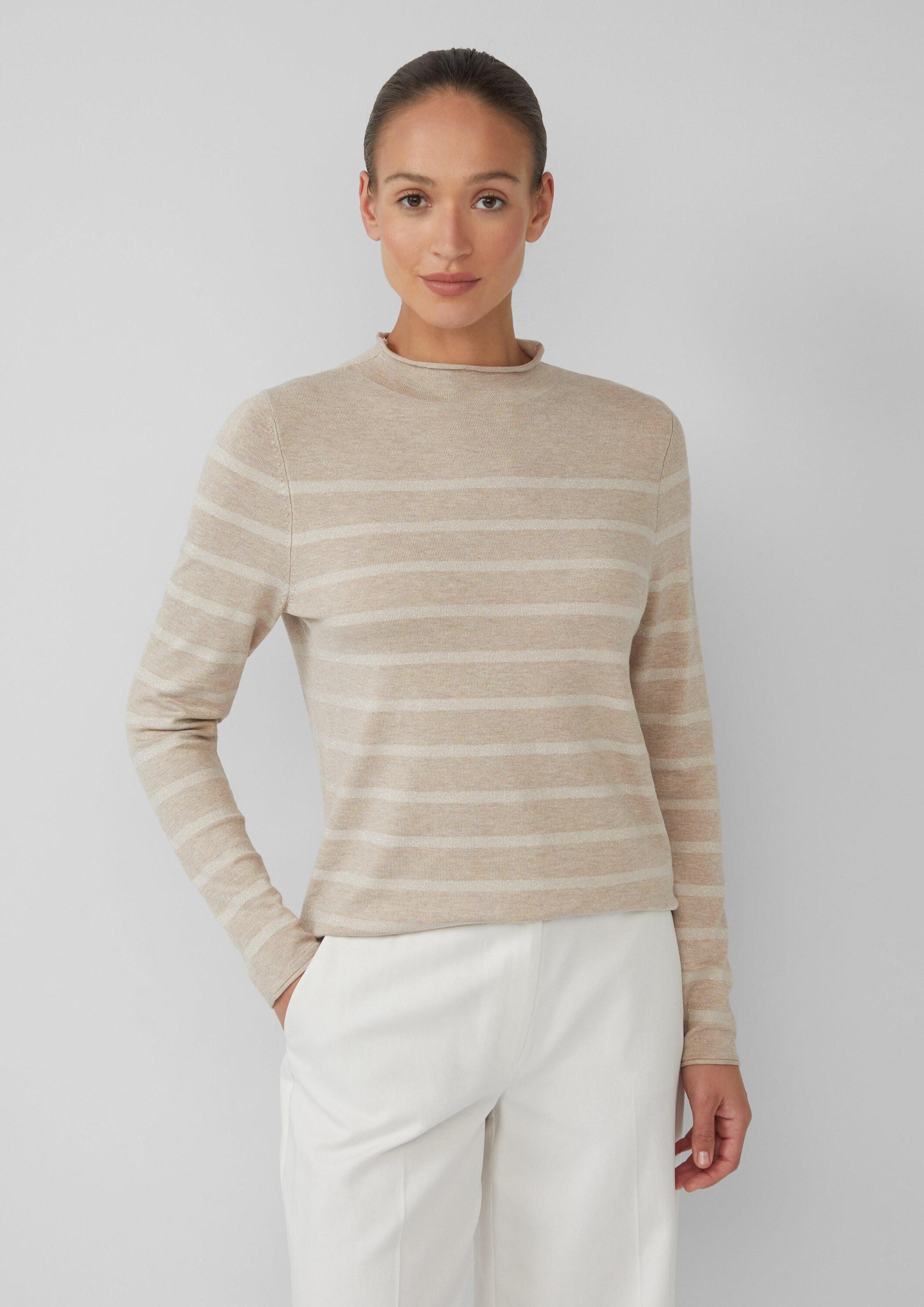 s.Oliver Longpullover Strickpullover Feinstrickpullover aus Viskosemix günstig online kaufen