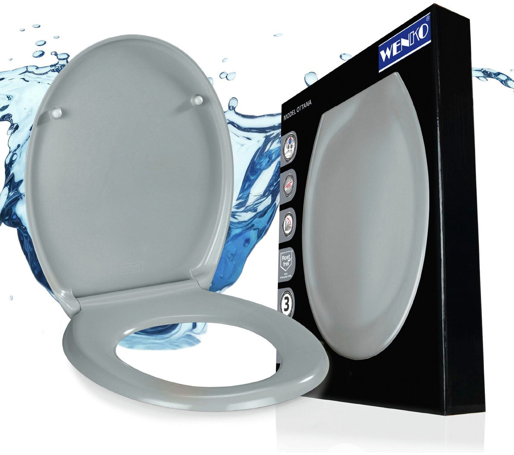 WENKO WC-Sitz Ottana, Mit Absenkautomatik
