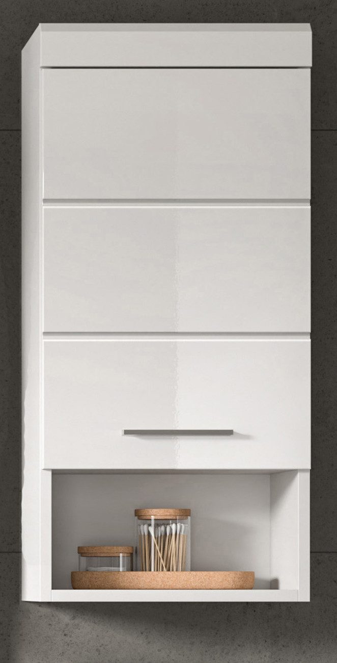 Inn.Furn Hängeschrank Shawn (Badschrank in weiß Hochglanz, 37 x 79 cm) mit günstig online kaufen