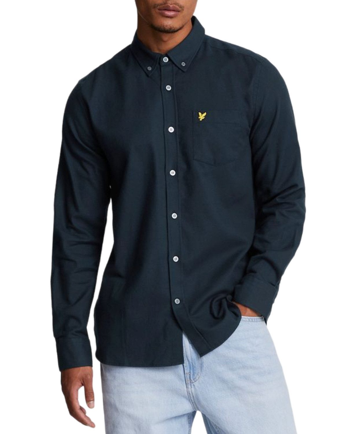 Lyle & Scott Langarmhemd Herren, 100% günstig online kaufen