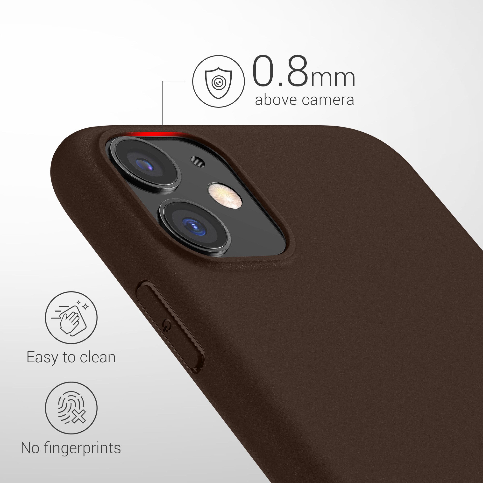 kwmobile Smartphone-Hülle Hülle für Apple iPhone 11, Hülle Silikon - Soft Handyhülle - Handy Case Cover