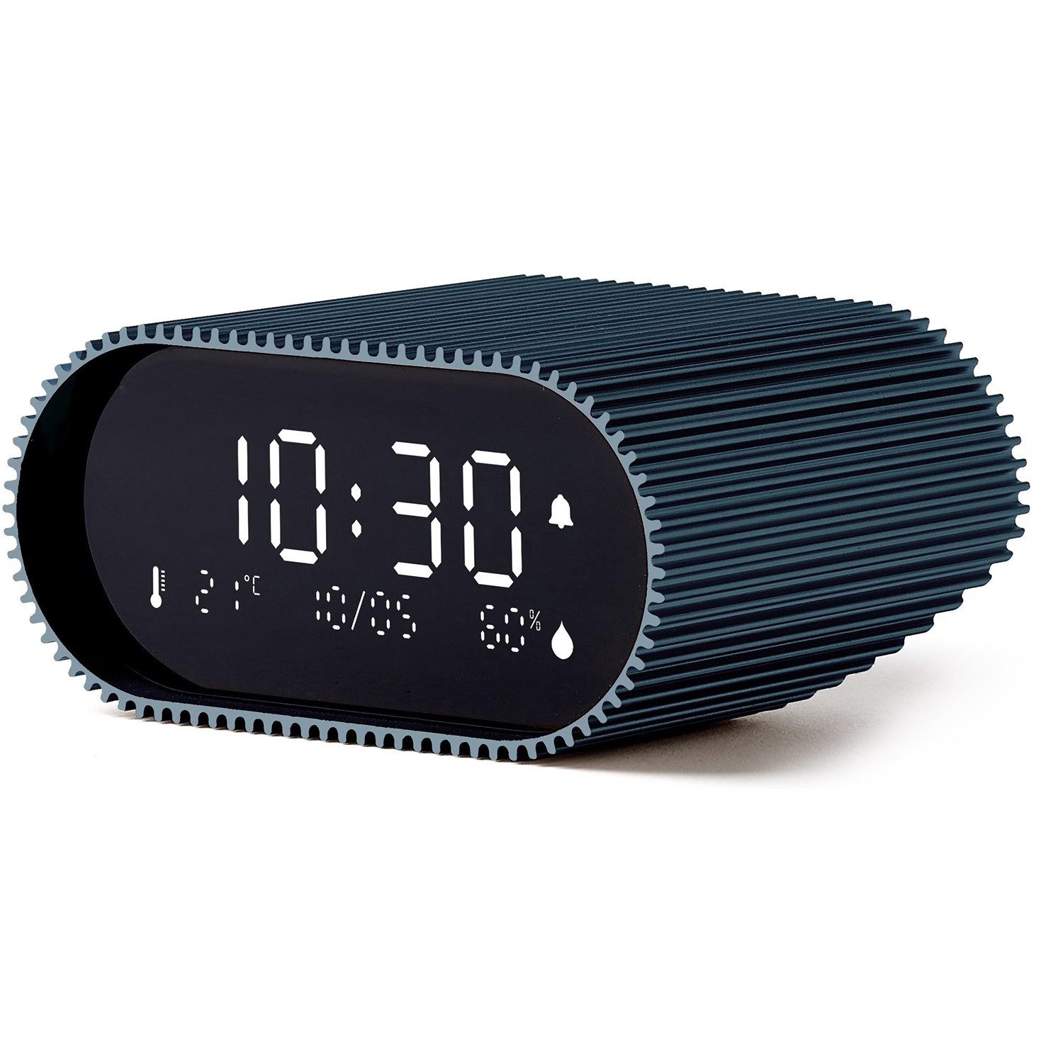 Lexon Quarzwecker DigitalRay Clock Ozeanblau