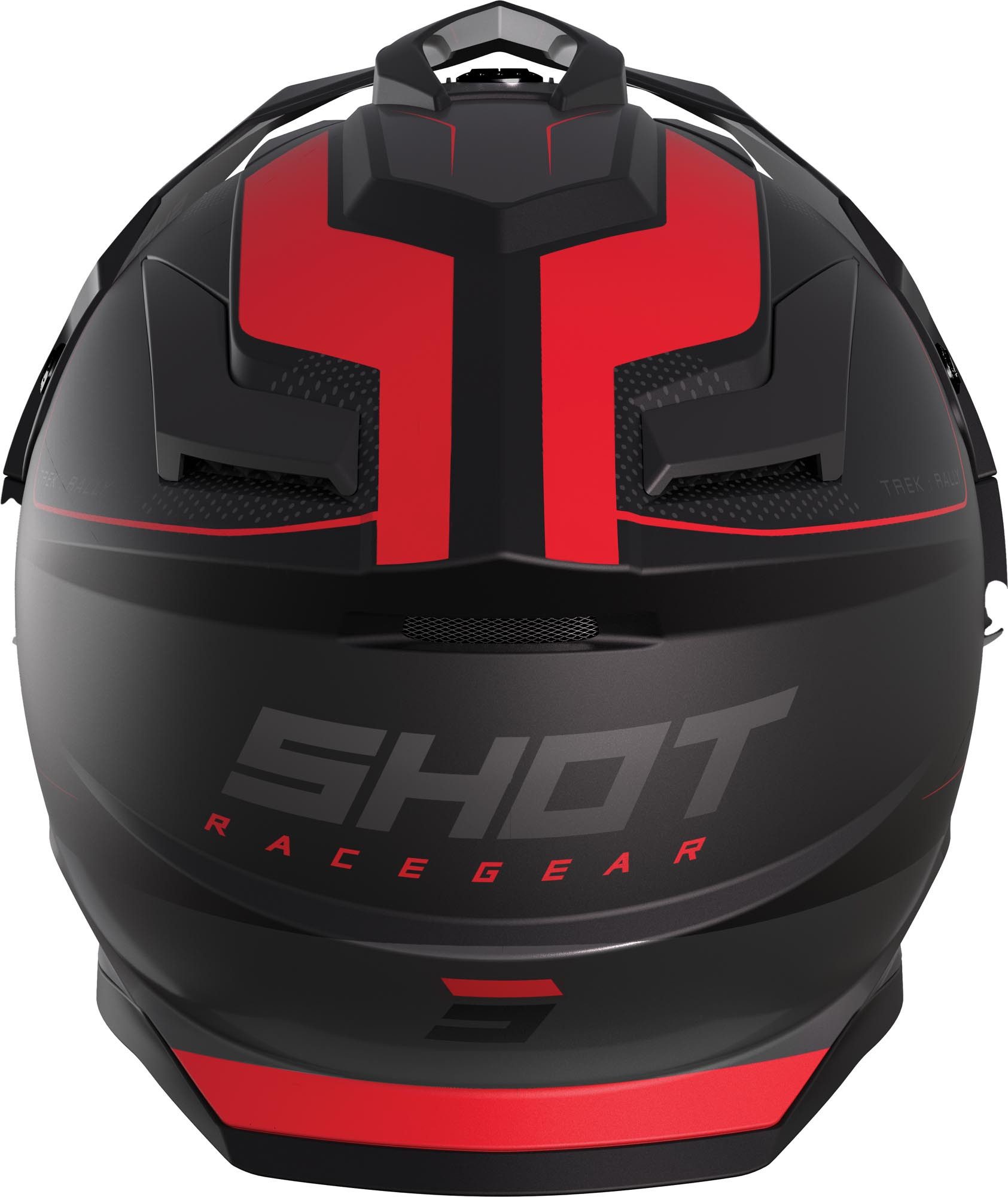 Shot Motocrosshelm Trek Max Vision Rally Enduro Helm, Integriertes Sonnenvisier