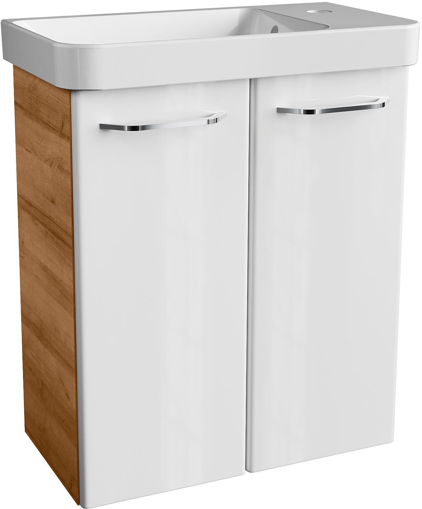 FACKELMANN Waschtisch Mini-Gäste-WC-Set MILANO (2-teilig), Badmöbel, günstig online kaufen